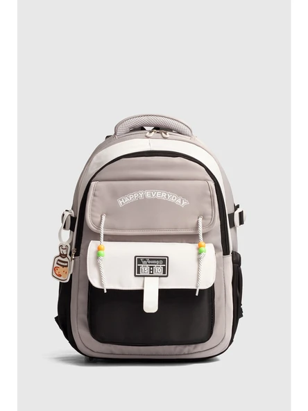 Ççs Günlük, Tatil, Yürüyüş Gri-Siyah Okul Sırt Çantası (51939)