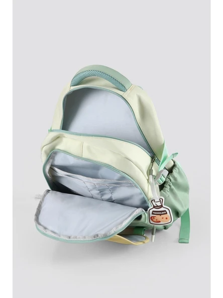 Ççs Young Tatil, Yürüyüş Yeşil-Sarı Okul Sırt Çantası (51940) - Resim 5