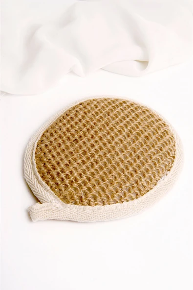 Derma Banyo DOĞAL OVAL BANYO YÜZ KESESİ