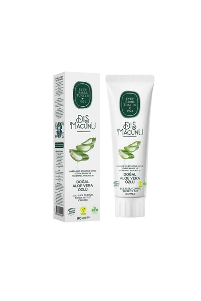Eyüp Sabri Tuncer Doğal Aloe Vera Özlü Diş Macunu 90 ml ürün görseli