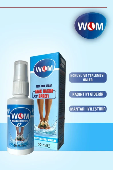 Wom DENTAL Ayak Kokusu Giderici Sprey, Mantar Engelleyici Sprey - 2