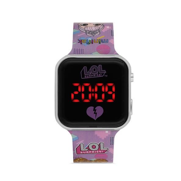 Miniflak LOL Surprise! Lisanslı LOL8002 Lila Square Led Çocuk Saati ürün görseli