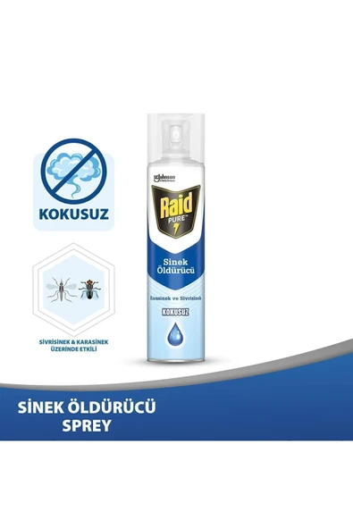 Raid Pure Sineklere Karşı Etkili Sprey 300 ml