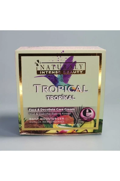 naturaly TROPİKAL YÜZ VE DEKOLTE KREM 200ML E VİTAMİNİ İLAVELİ - 4