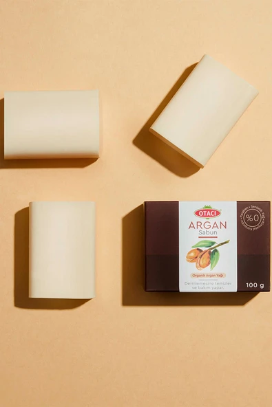Otacı Organik Argan Yağı Sabunu 100 G - Resim 3