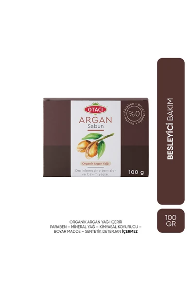 Otacı Organik Argan Yağı Sabunu 100 G ürün görseli 1