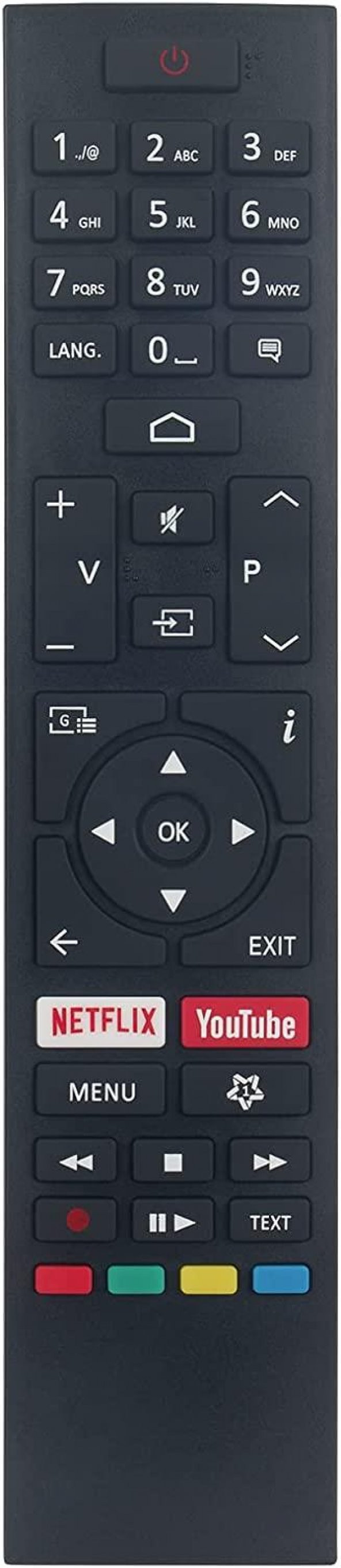 REGAL Android Smart LED Televizyon Kumandası - Mikrofonsuz
