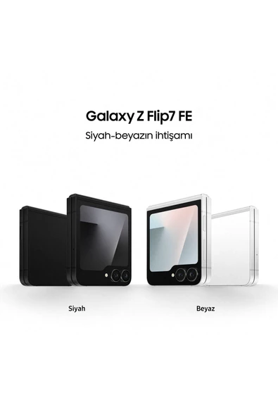 Galaxy Z Flip7 FE 256 GB Siyah Cep Telefonu - Resim 3