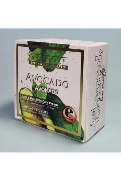 naturaly AVOKADO YÜZ VE DEKOLTE KREMİ 200ML E VİTAMİNİ İLAVELİ - 2