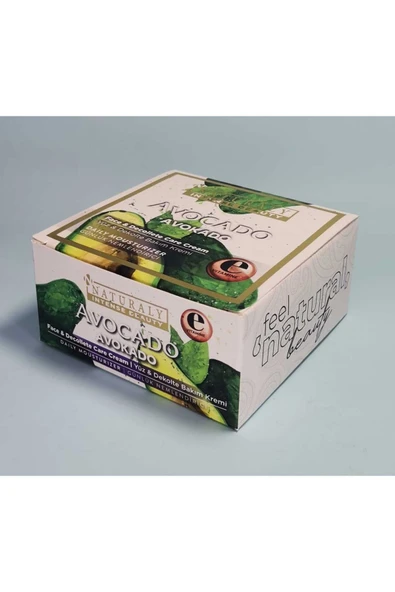 naturaly AVOKADO YÜZ VE DEKOLTE KREMİ 200ML E VİTAMİNİ İLAVELİ