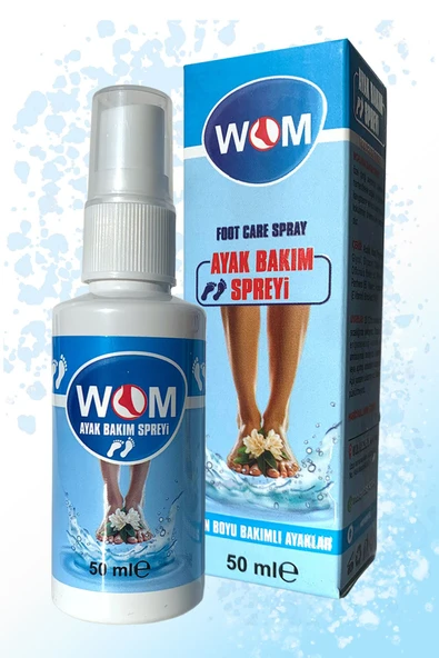 Wom DENTAL Ayak Kokusu Giderici Sprey, Mantar Engelleyici Sprey - 3