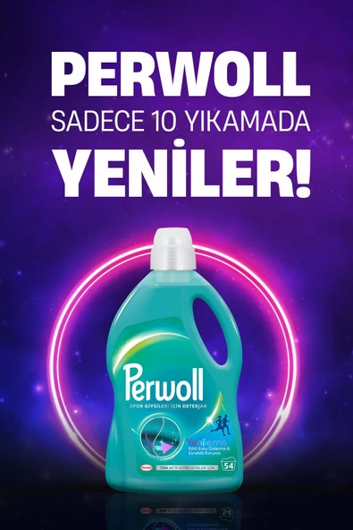 Perwoll Sport 2.97L – Aktif Giyime Özel Derin Temizlik ve Ferahlık Formülü (54 Yıkama ) - 3