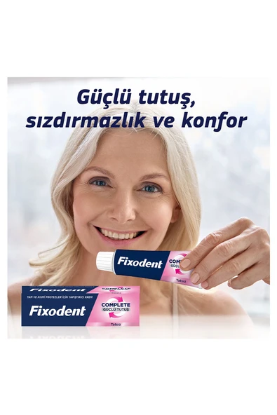 Fixodent Complete Tatsız Diş Protezi Yapıştırıcı Krem 47G - 6