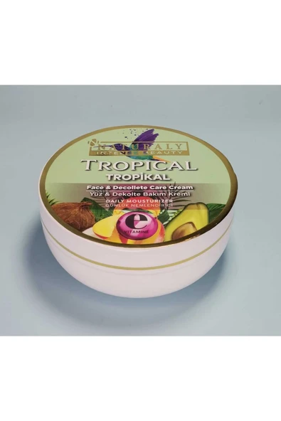 naturaly TROPİKAL YÜZ VE DEKOLTE KREM 200ML E VİTAMİNİ İLAVELİ - 3