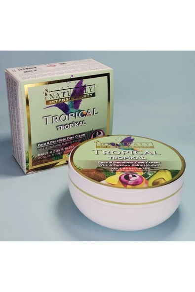 naturaly TROPİKAL YÜZ VE DEKOLTE KREM 200ML E VİTAMİNİ İLAVELİ - 2