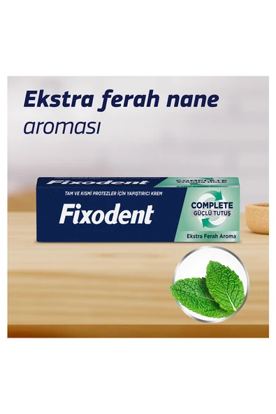 Fixodent Complete Ekstra Ferah Diş Protezi Yapıştırıcı Krem 47G - Resim 5