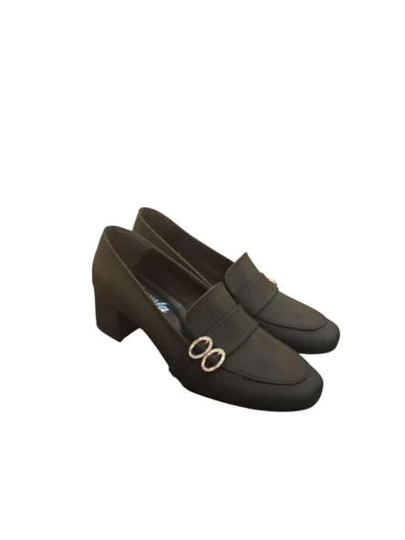 Solmaz Damla Kapalı Tokalı Topuklu Ayakkabı - Resim 10