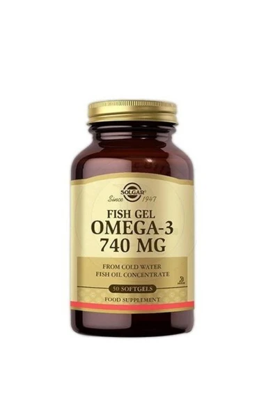 Solgar Fish Gel Omega-3 740 Mg 50 Softgel Kapsül