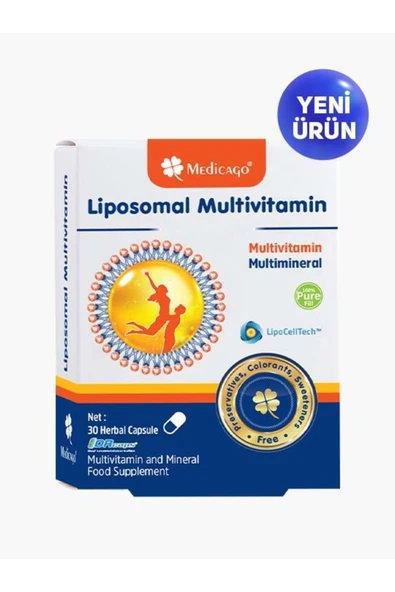 MedicaGo Liposomal Multivitamin 30 Kapsül ürün görseli