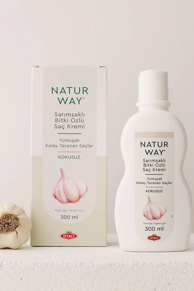 Otacı Naturway Sarımsaklı Bitki Özlü Saç Kremi 300 Mll Koçak Kozmetikk - 2
