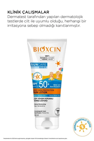 Bioxcin Sun Care Hassas Ciltler Için Çok Yüksek Korumalı Mineral Güneş Kremi Bebek 50 Spf 100 ml - 5