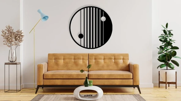 Yuvarlak Modern Ahşap dekoratif tablo