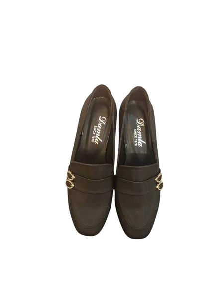 Solmaz Damla Kapalı Tokalı Topuklu Ayakkabı - Resim 8