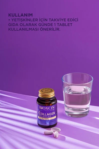 Bioxcin Beauty Collagen Tablet 3 Al 2 Öde - Tip1 Tip 3 Hidrolize Kolajen - Resim 6