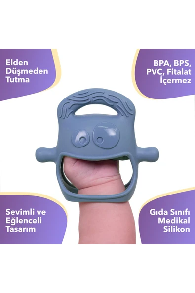 Mochi - Diş Kaşıyıcı Mavi - 7