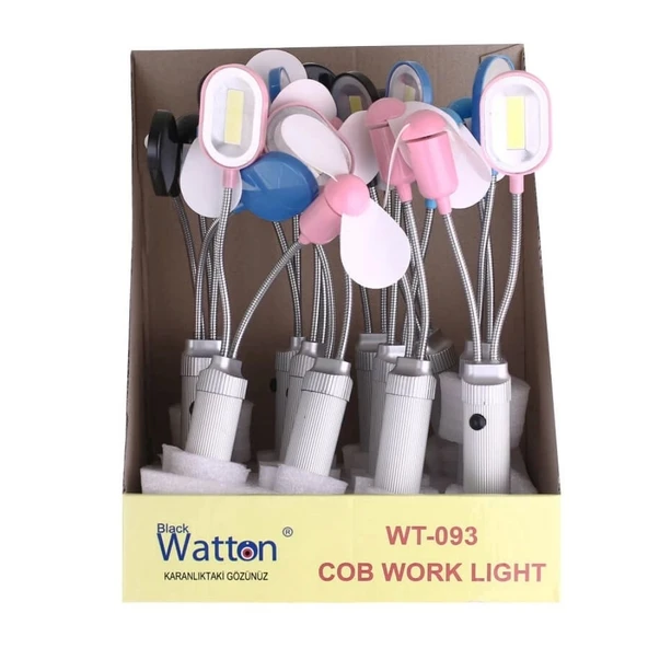 Pervane Ve Mıknatıslı Masa Lambası  Wt-093 - 4