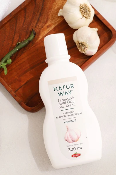 Otacı Naturway Sarımsaklı Bitki Özlü Saç Kremi 300 Mll Koçak Kozmetikk - 4