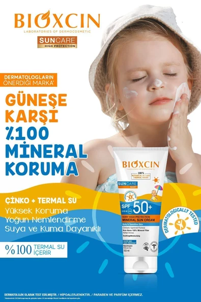 Bioxcin Sun Care Hassas Ciltler Için Çok Yüksek Korumalı Mineral Güneş Kremi Bebek 50 Spf 100 ml - 2