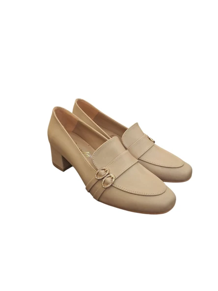 Solmaz Damla Kapalı Tokalı Topuklu Ayakkabı - Resim 2