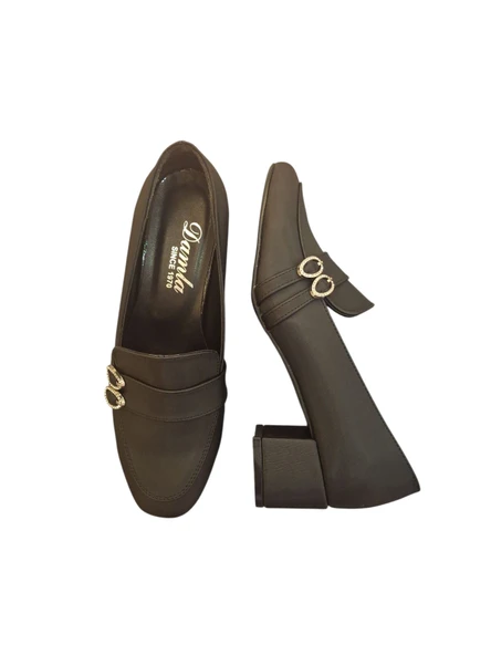 Solmaz Damla Kapalı Tokalı Topuklu Ayakkabı - Resim 9