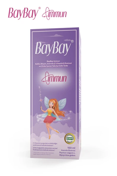 Baybay Immun Kekik, Meyan, Aserola (C Vitamini) Ekstresi ve Çinko İçeren Takviye Edici Gıda - 4