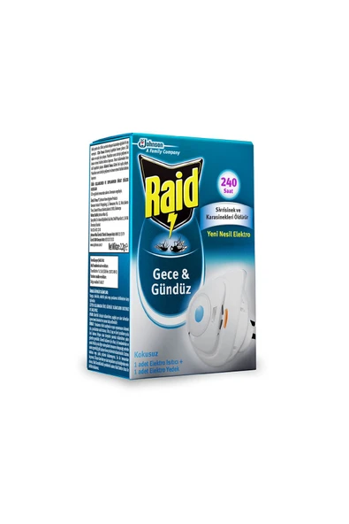 Raid Gece & Gündüz Sinekkovar 1 Yedek 240 Saat Etki (sivrisinek Ve Karasineklere Karşı) - 2