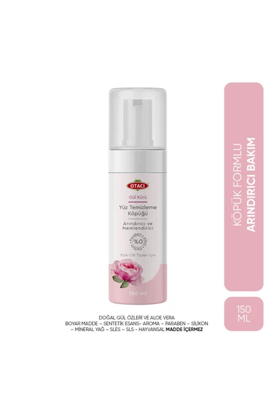 Otacı Gül Kürü Yüz Temizleme Köpüğü 150 ml Kozalicioder512-30961