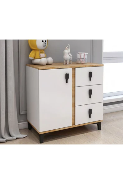 Afilli Rose Bebek Odası Takımı Meşe Beyaz - 2