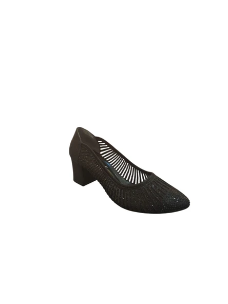 Solmaz Damla Lazer Taşlı Topuklu Ayakkabı ürün görseli