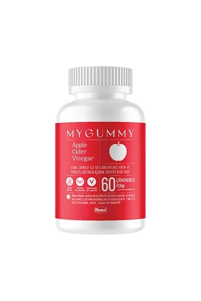 MAMSEL Mygummy Apple Cider Vinegar 60 Çiğnenebilir Form