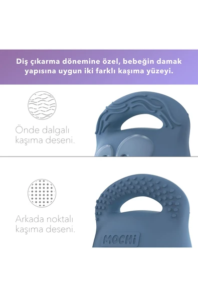 Mochi - Diş Kaşıyıcı Mavi - 3