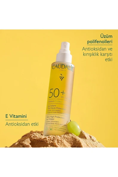 Caudalie Vinosun Yüksek Koruma Sağlayan Güneş Suyu Spf50 - 2