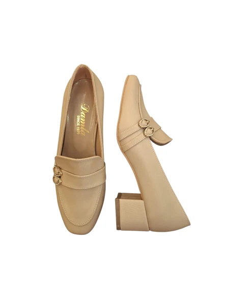 Solmaz Damla Kapalı Tokalı Topuklu Ayakkabı - Resim 3