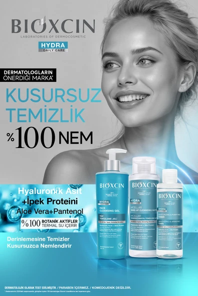 Bioxcin Hydra Kuru Ve Hassas Ciltler İçin Nemlendirici Arındırıcı Tonik 200 Ml - Hyalüronik Asit, Aloe Vera - 2