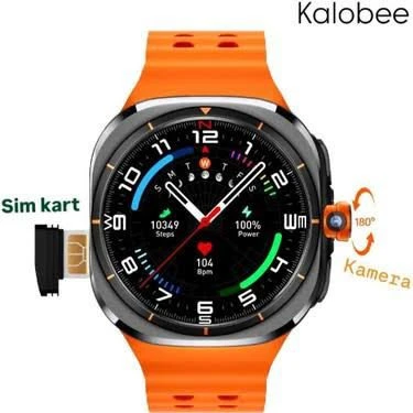 Kalobee U8 Ultra Görüntülü Görüşmeli Hatlı Akıllı Saat - 2