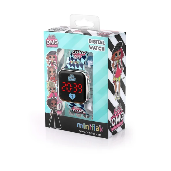 Miniflak LOL Surprise! OMG Lisanslı OMG8002 Sarı Square Led Çocuk Saati - Resim 3