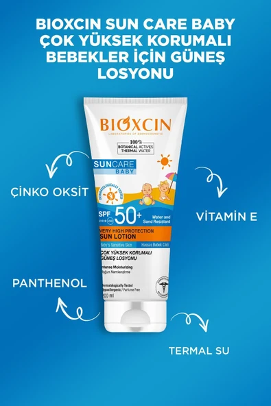 Bioxcin Sun Care Hassas Ciltler Için Çok Yüksek Korumalı Mineral Güneş Kremi Bebek 50 Spf 100 ml - 6