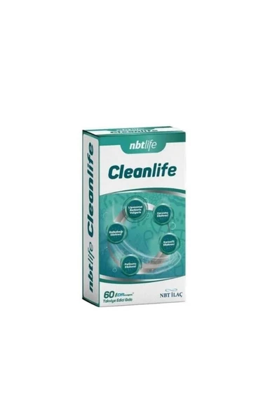 Nbt İlaç Nbt Life Cleanlife 60 Kapsül