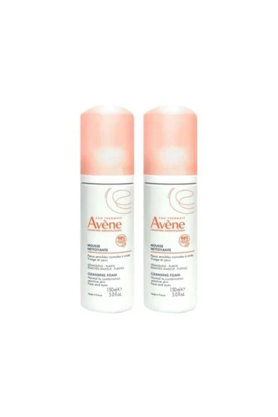 Avene Mousse Nettoyante Cleansing Foam 150 ml X 2 Ikili Paket