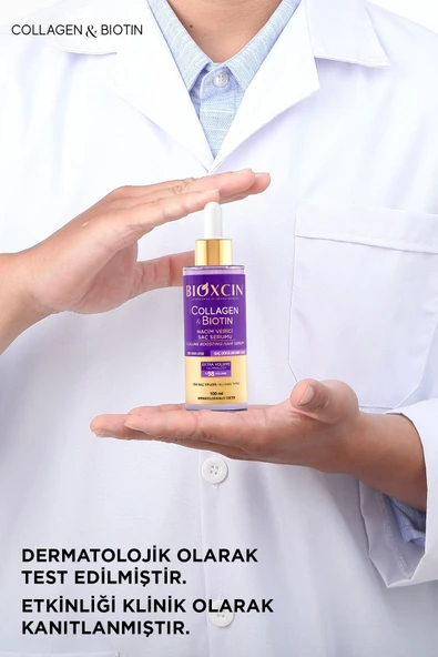 Bioxcin Collagen & Biotin Ekstra Hacim Serumu 100 Ml - Kolajen Biotin İnce Seyrek Saçlar - 6